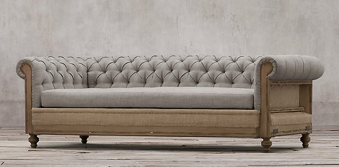 Deconstructed Chesterfield Collection Rh, Chesterfield Sofa Restoration Hardware