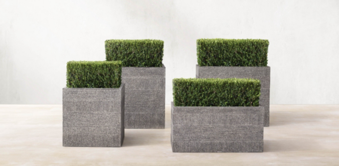 Vetro Square Planter Collection