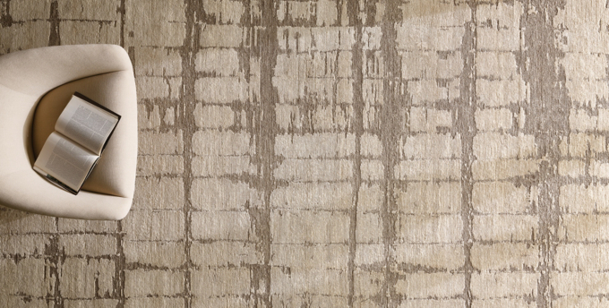 Tapis en laine et soie Lokesh
