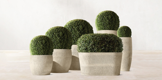 Vetro Round Planter Collection
