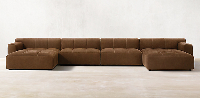 Sectional Collections Rh, Leather Sectional Restoration Hardware