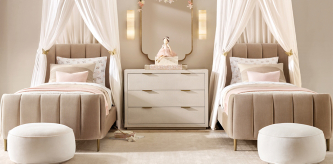 Restoration hardware shop girls bed