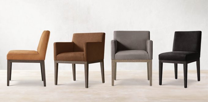 Morgan Track Arm Dining Chair
