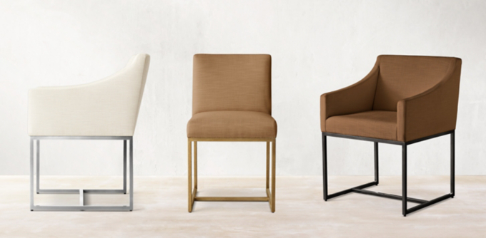 Emery Slope Arm Dining Chair