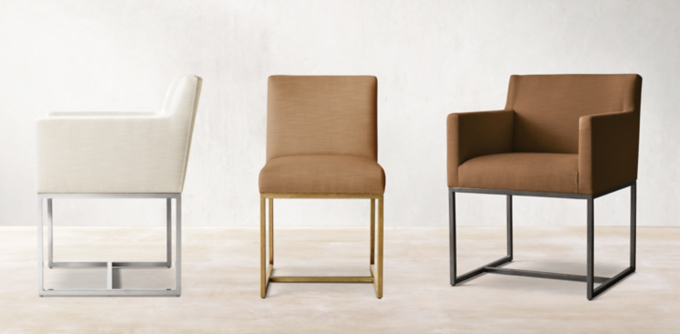 Emery Track Arm Dining Chair