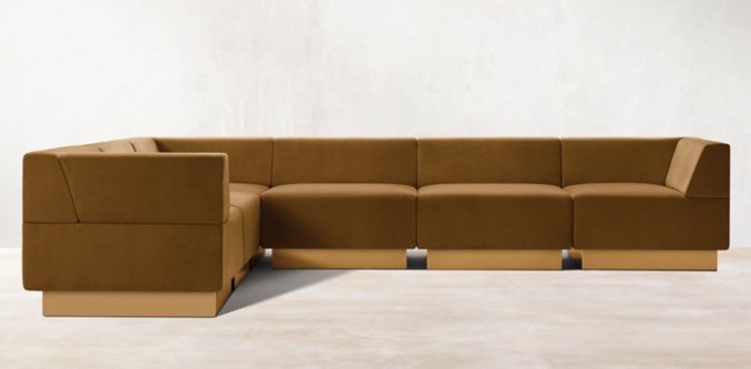Harvey Probber Cubo Raked Modular Sectionals