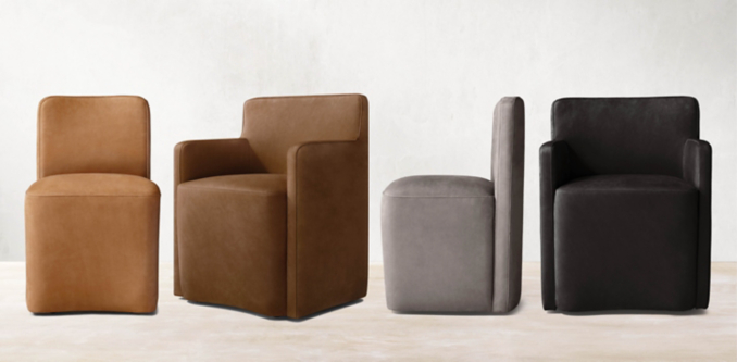 Aurelie Track Arm Dining Chair