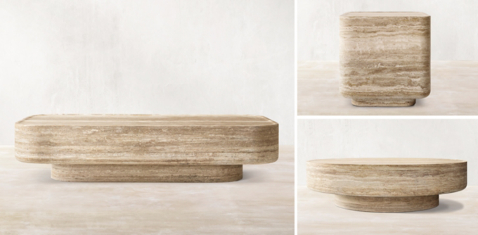 Vitolo Carved Coffee Table Collection