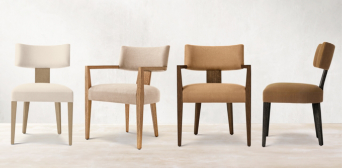 Restoration hardware indoor on sale dining chairs