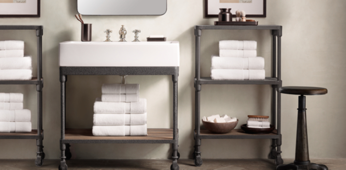 Dutch Industrial Bath Collection Weathered Zinc Rh