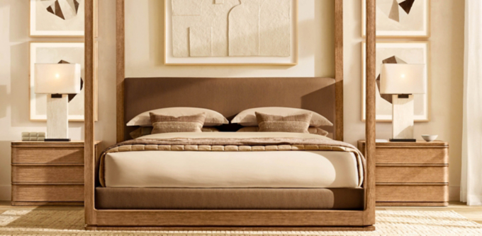 Restoration hardware queen deals beds