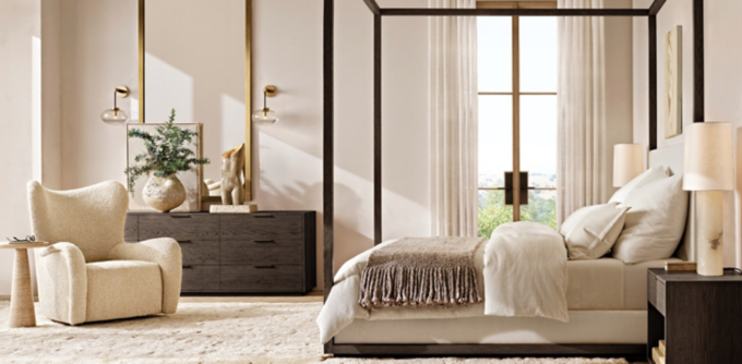 Restoration hardware modern bed discount