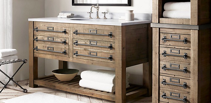 Early 20th C Mercantile Bath Collection Rh