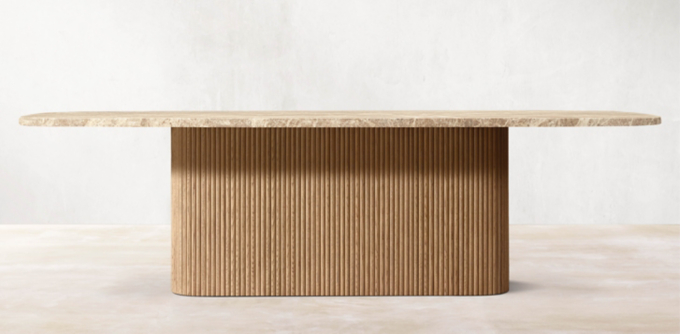 Mulholland Emperador Dining Table Collection