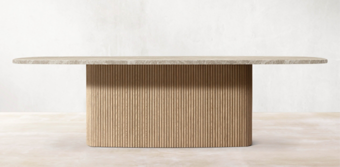 Mulholland Emperador Dining Table Collection