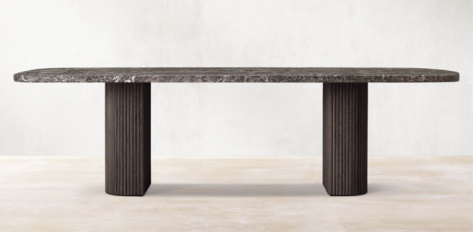 Mulholland Emperador Dining Table Collection