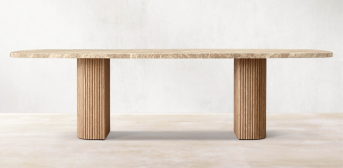 Mulholland Emperador Dining Table Collection