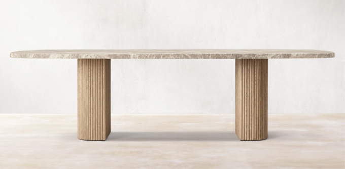 Mulholland Emperador Dining Table Collection