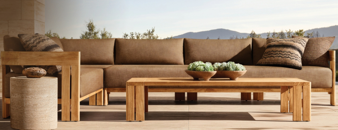 MATIRA Teak Sectional