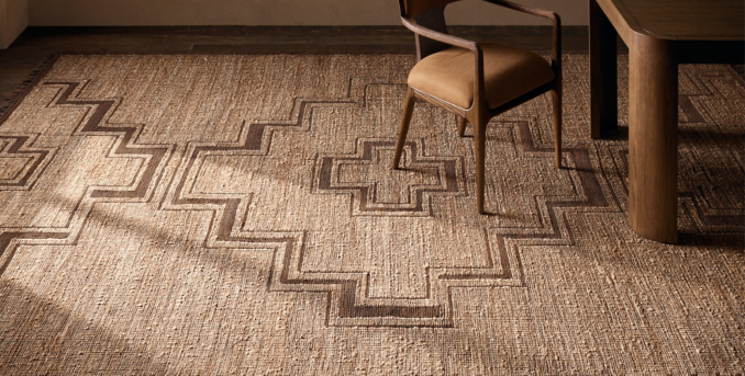 Temuka Jute & Leather Rug