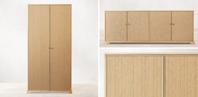 Genevieve Reeded Cabinet Collection