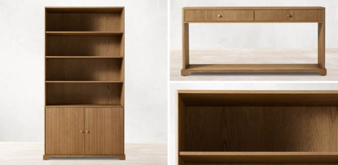 Genevieve Reeded Shelving Collection