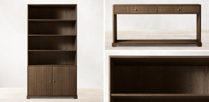 Genevieve Reeded Shelving Collection