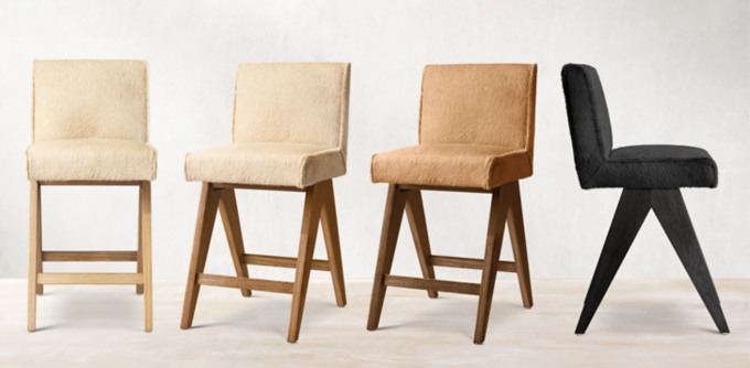 Jakob Hair-On-Hide Stool Collection