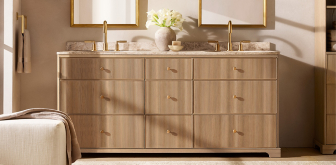 Genevieve Reeded Vanity Collection