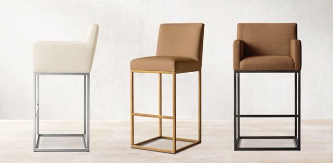 Emery Track Arm Dining Stool Collection