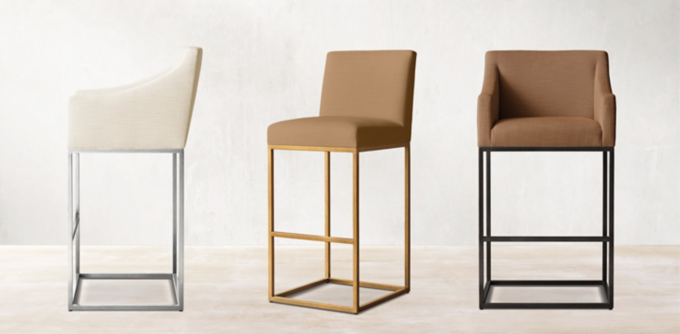 Emery Slope Arm Dining Stool Collection