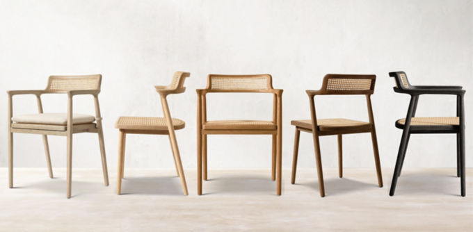 Oskar Cane Dining Chair