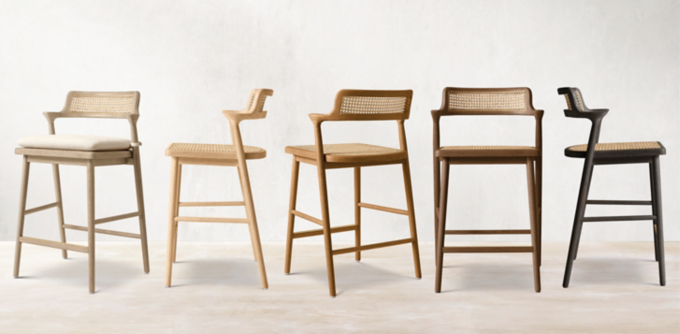 Oskar Cane Stool Collection