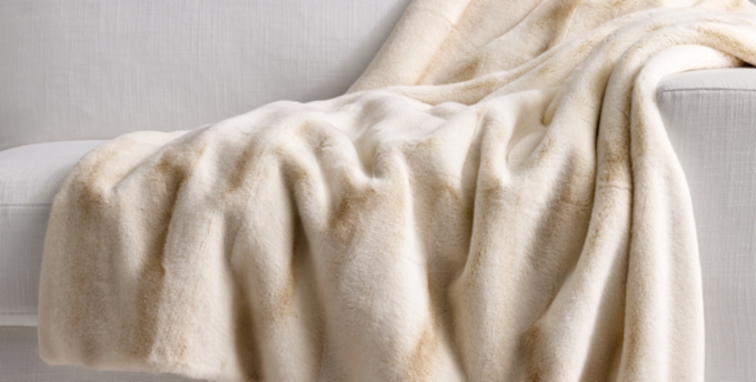 Luxe Mink Faux Fur Throw Collection