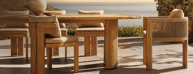 Striata Teak Dining