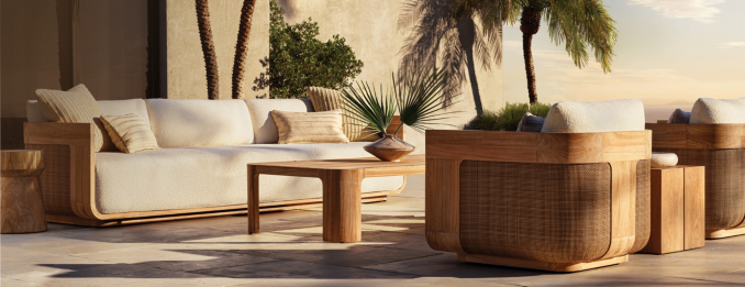 Sedona Cane Teak