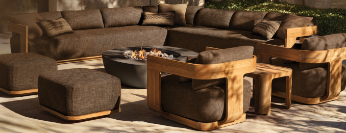 Sedona Teak Sectional
