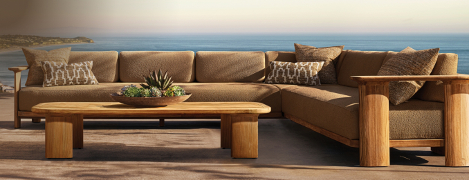 Dune Teak Sectional
