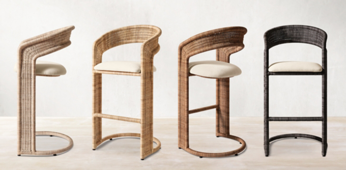 Maeve Rattan Stool Collection