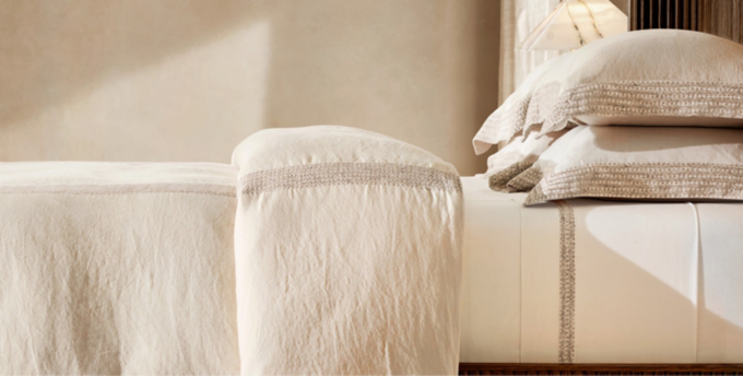 Eléa Hand-Embroidered Bedding Collection