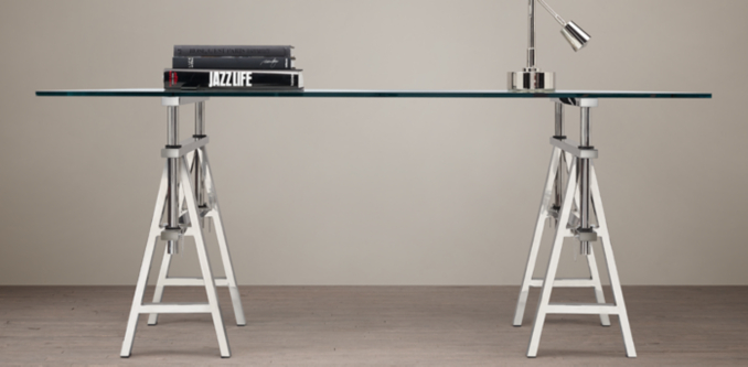 Industrial Sawhorse Collection Polished Stainless Steel Rh