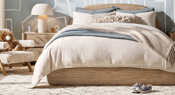 Washed Cotton Gauze Bedding Collection