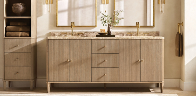 Delphine Reeded Vanity Collection