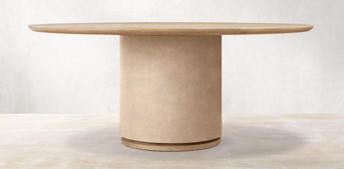 Ligne Shagreen Round Dining Table Collection