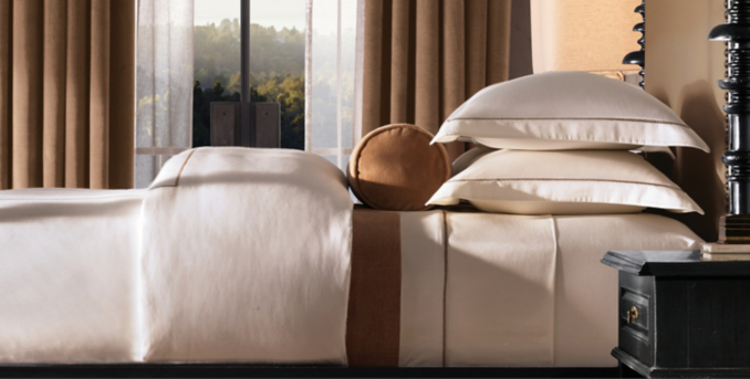 Italian Chess Embroidery 600 Sateen Bedding Collection