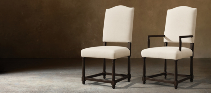 French Empire Camelback Dining Chair Collection