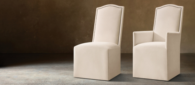 Alexandria Camelback Dining Chair Collection