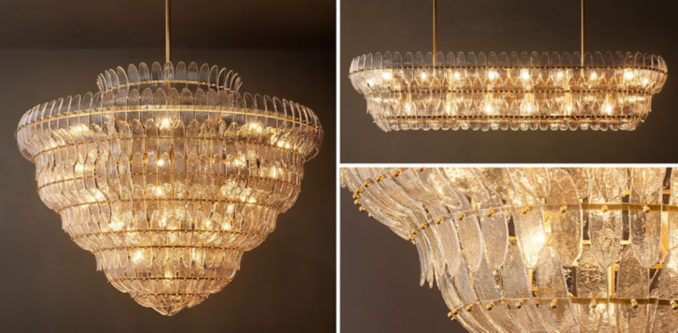 Amelia Clear Glass Lighting Collection
