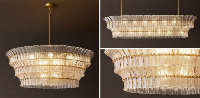 Romano Clear Glass Lighting Collection