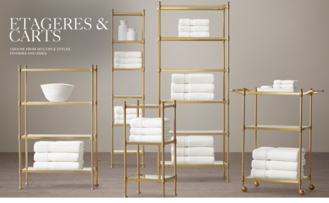 Étagères & Carts RH